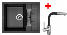 Sinks CRYSTAL 615 Metalblack+ENIGMA...